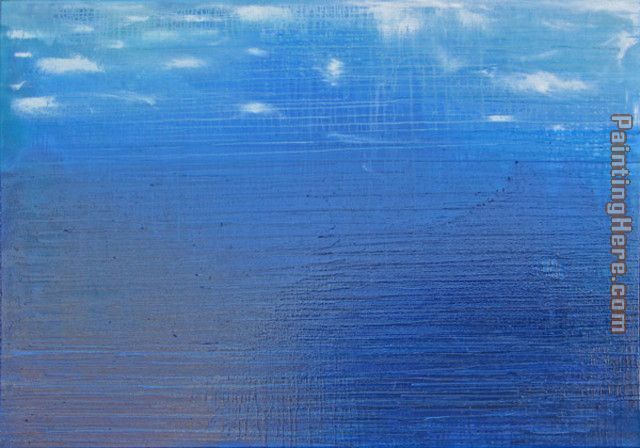 Out of the Blue painting - Lyndal Campbell Out of the Blue art painting